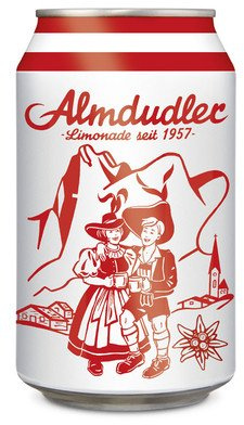 Almdudler En provenance d'Autriche, 24 canettes de limonade aux herbes de 0,33 l chacune