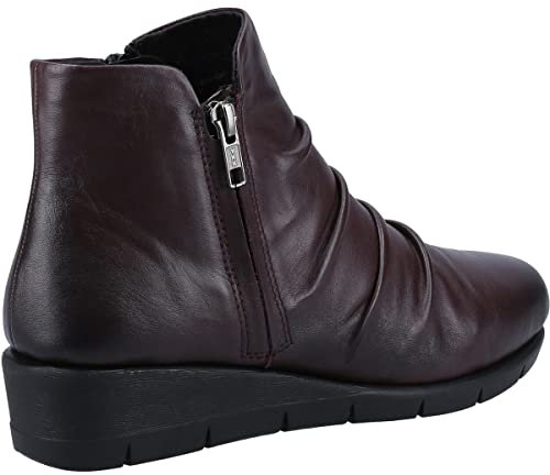 Fleet & Foster Plockton Womens Ankle Boots Red 4 UK