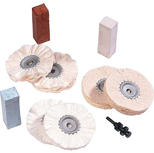 Hi-Q Tools Profi-Polierset DIY 10-teilig – Für Bohrmaschinen & Akkuschrauber schwarz
