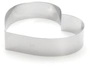 DE BUYER -3077.16 -cercle inox coeur ø 16cm ht 4cm, Argenté