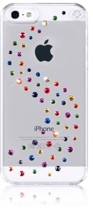 Bling My Thing BMT-22-00-02-49 Milky Way Series Schutzhülle für iPhone 5 (Rainbow Mix) transparent