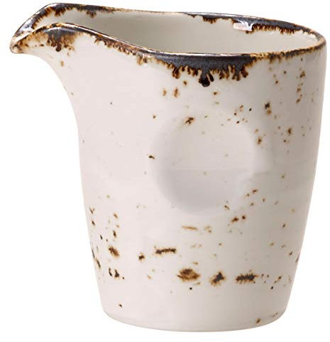 Steelite Craft Pourer White 3oz / 85ml | Pinched Milk Jug, Milk Tot, Creamer, Ceramic Jug