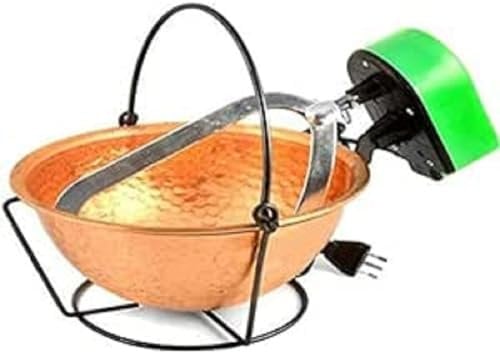 Officine Valtromplina Paiolo Elettrico per Polenta in Rame Puro Martellato Made in Italy