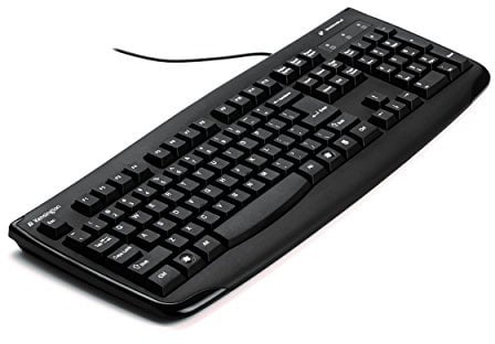 Kensington Pro Fit USB Washable Keyboard, Black (K64407US),17-3/4 Width