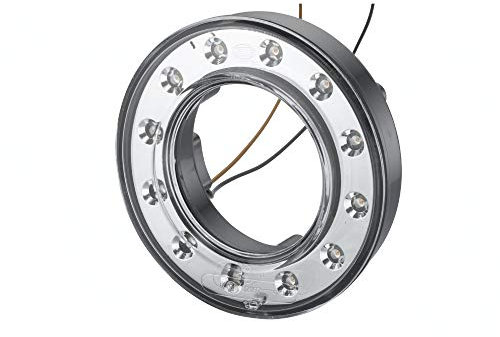 HELLA Schlussleuchte - LED - 12V - Einbau - Lichtscheibenfarbe: glasklar - Stecker: offene Kabelenden - hinten - Menge: 1 - 2SA 008 405-021