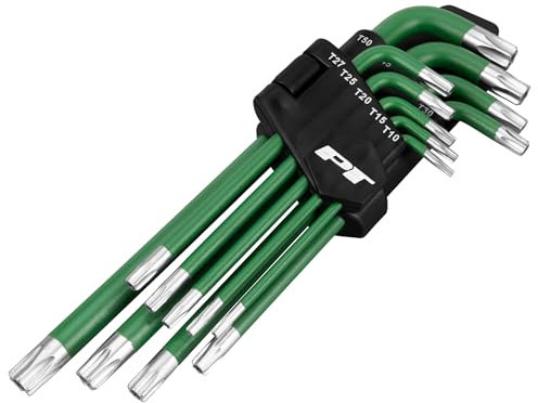 Juego de 9 llaves de brazo largo a prueba de manipulaciones, W9137