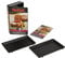 Tefal XA8009 Snack Collection Platte Armer Ritter Nummer 9| passend für Tefal SW85XX Snack Collection | Inklusive Rezeptbuch |praktische Aufbewahrungs-Box | Schwarz