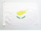 AZ FLAG - Drapeau Chypre - 45x30 cm - Pavillon Nautique Chypriote Spécial Bateau Et Extérieur En Maille Bloquée Avec Anneaux Plastiques Intégrés - 30g