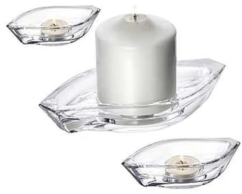 Orrefors Votivkerzen-Set, 3-teilig