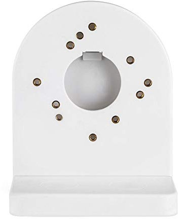 NIMOA Wandhalterung für Dome-Kamera, Kamera Halterung Universal CCTV ABS Kunststoff Dome Kamera Wandhalterung Ständer Kamera-Wandhalterung (Weiß)