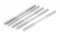 sourcing map 5 Stück Edelstahl Doppelend Gewindestift Schraube M6x100mm
