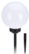 Spetebo LED Solarlampe mit Erdspieß - 20 cm - höhenverstellbar in 2 Größen - mit 4 weißen LEDs