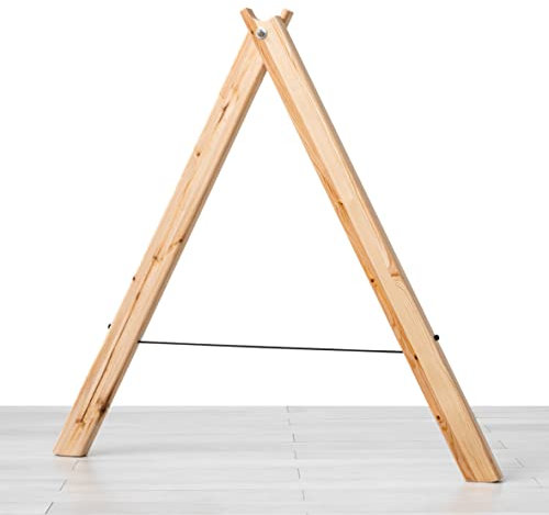 SPIDER SLACKLINE SISAL - Slackline Holzbefestigung - Set 1x Höhe 120 cm - Slackline Zubehör, Boden - Oder Wandanker, Innen- oder Außenbereich - Geeignet für Longlines