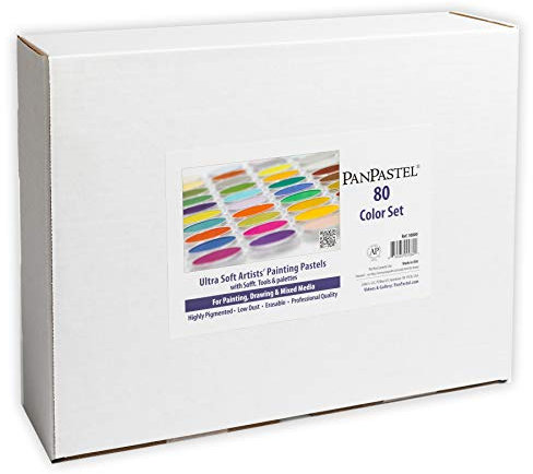 Colorfin PPSTL80 PanPastel Ultraweiches Künstler-Pastell-Set, 80 Stück