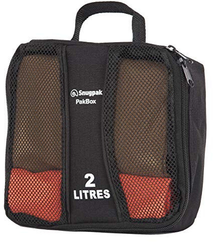 Snugpak | Pakbox | Perfect for organising Clothing, Equipment and Accessories (Black, 6L)