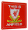 Liverpool FC Schild: This is Anfield, Metall, Rechteckig, 25L x 23B cm, Wandmontage, Wanddekoration