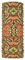 P.A.C. Original Oriental Paisley Orange Multifunktionstuch - nahtloses Mikrofaser Schlauchtuch, Halstuch, Schal, Unisex, 10 Anwendungsmöglichkeiten