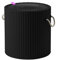 Keter 17200045 Kühlbox/Beistelltisch Cool Stool, Rattanoptik, Kunststoff, anthrazit