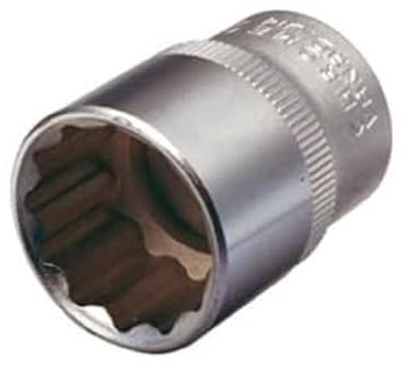 KS Tools 1/2' 12-kant-Stecknuss, 24mm, auf Hänger