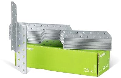 Alberts 846916 Sparren-Pfettenanker | rechts | sendzimirverzinkt | 32 x 32 x 210 mm | 25er Set