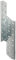 Alberts 846916 Sparren-Pfettenanker | rechts | sendzimirverzinkt | 32 x 32 x 210 mm | 25er Set