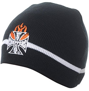 WEST COAST CHOPPERS - WCC OG Cross Basic Beanie - Schwarz Farbe Schwarz, Größe One Size