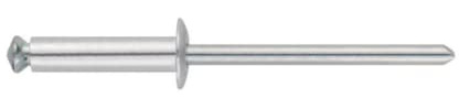 Index REFL4020 - Niete, Aluminium, Linsenkopf, verzinkt, 4,0 x 19,2 cm