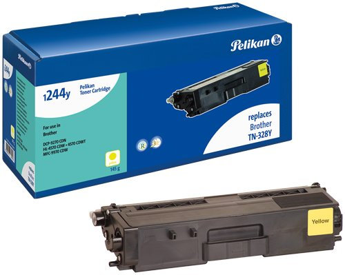Pelikan Toner ersetzt Brother TN-328Y (passend für Drucker Brother HL 4570)