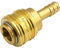Fittingstore - Druckluftkupplung NW 7,2 mit Schlauchtülle Standard Schnellkupplung (Messing - 8 mm)