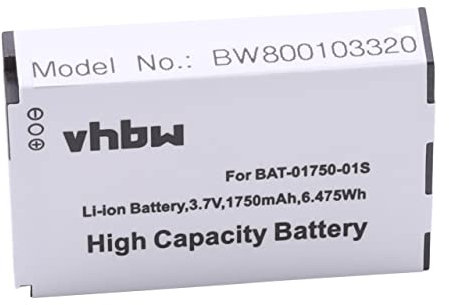 vhbw Battery compatible with Socketmobile Sonim XP3.2 Quest, XP3.2 Land Rover S1, XP1301 Core NFC Mobile Phone Smartphone (1750 mAh, 3.7 V, Li-Ion)