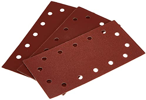 Silverline 945689 Hook and Loop 1/2 Sheets Punched 10pk 120 Grit