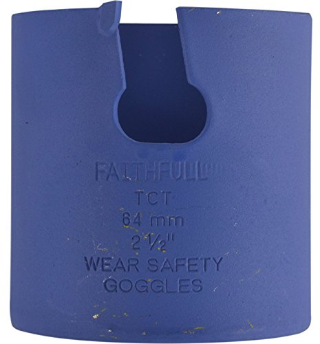 Faithfull FAIHSTCT64 64 mm Three Tip Multi-Purpose Holesaw