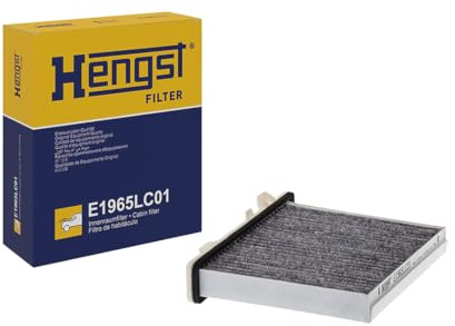 HENGST - Innenraumfilter E1965LC01 - Luftfilter für den Innenraum mit Aktivkohle - Filtert Staub, Pollen & Gerüche für Allergiker - Für saubere Frischluft im KFZ - Automotive Zubehör