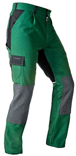 Pfanner Funktionsarbeitshose StretchZone Canvas mit Stretchgewebe, Farbe:grün/schwarz, Größe:52