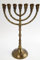Clever-Deko 7-armig Menorah Davidleuchter Kerzenleuchter Kerzenständer Messing BRÜNIERT Antik Menora