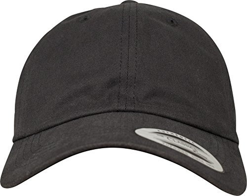 Flexfit Unisex 6245pt-peached Cotton Twill Dad Cap Kappe, Schwarz, Einheitsgröße EU