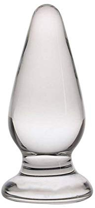 SXOVO Glass Anal Plugs Clear Crystal Glass Dildo Anal Butt Plug Classic Dildos Anal Dildo Juguetes Anales Juguetes Sexuales Para mujeres y Hombres