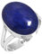 Jeweloporium 925 Silber Ringe für Frauen Blau Echt Lapislazuli Edelstein Mode Silber Ringe Größe 54(17.2) Jubiläum - Geschenk Boho Schmuck