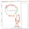 Olgs Hausaufgabenheft Hülle Cute Boho inkl. Heft Schulheft Schutzhülle Umschlag Geschenkidee Einschulung Grundschule (ohne Personalisierung, Hase)