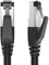 KabelDirekt – Cable Ethernet CAT8 – 0,5m – Cable de red con diseño a prueba de rotura y la velocidad de bits a la velocidad del rayo de 40Gbps (CAT8.1, ideal para Gaming/PS5/XBO/Switch, RJ45, negro)