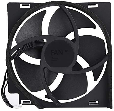 Shanrya PC Cooling Fan, Professional Fast Heat Dissipation Noiseless Controller Fan Cooler 5 Blades for Xbox One(xbox one x)