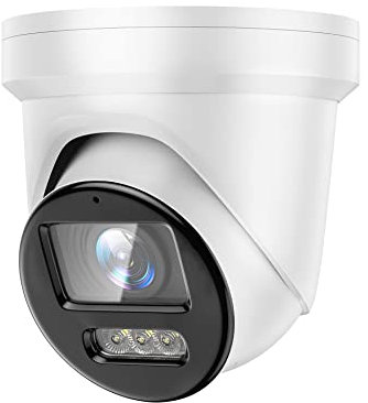 DS-2CD2387G2-LSU/SL 2.8mm HIK 8MP Color-VU PoE IP Camera Outdoor Indoor, 4K PoE Turret Network Camera with Strobe Light and Audible Warning, Human/Vehicle Detection, 2-Way Audio, IP67 Waterproof