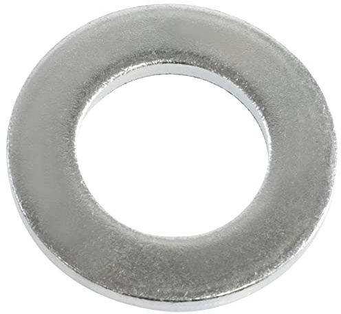 AERZERIX - Lot de 5 Rondelles Plates M33 - Épaisseur 5 mm - DIN125 - en Acier Zingué - Couleur Argent - pour Vis/Boulon M33