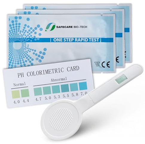 One Step BV Test Kit, Vaginal pH & Thrush Home Test, 3 Tests