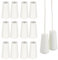 12PCS Window Blind Wood Cord Knobs Small Hanging Shades Drops Pull End Repair Replacement Parts for Bathroom White