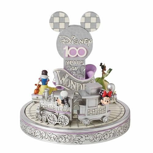 ENESCO Disney Traditions by Jim Shore 100 Years of Wonder Centennial Train animiertes Figuren-Set Mehrfarbig