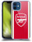 Head Case Designs Officially Licensed Arsenal FC Home 2023/24 Crest Kit Soft Gel Case Compatible With Apple iPhone 12 / iPhone 12 Pro