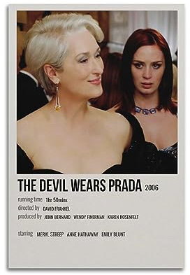 JEAM The Devil Wears Prada Ästhetische Bilder, individuelles Raumdekor, Wohnheim, Wanddekoration, Kunstposter, Albumcover, Bild, Dekor-Poster, 30 x 45 cm, ungerahmt