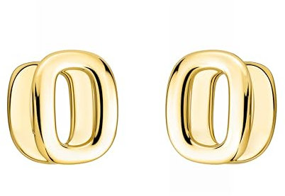 SOFIA MILANI - Damen Ohrringe 925 Silber - vergoldet/golden - Geometrie Ohrstecker - E2460