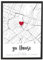 Wackadoo Bilderrahmen Personalisiertes Poster Einzugsgeschenke Wohnung und Haus, Koordinaten Bild Zuhause, valentinstag geschenke für ihn sie, Geschenk Einzug, fotogeschenk, personalisiertes geschenk